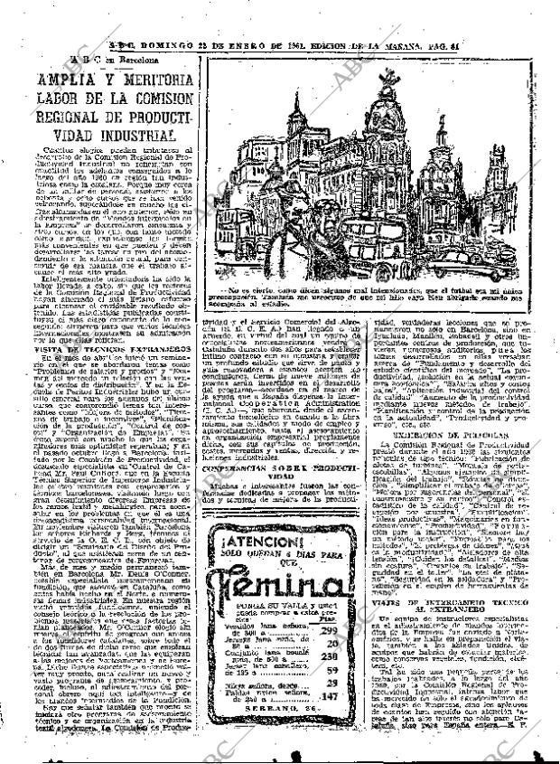 ABC MADRID 22-01-1961 página 82