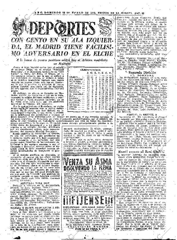 ABC MADRID 22-01-1961 página 85