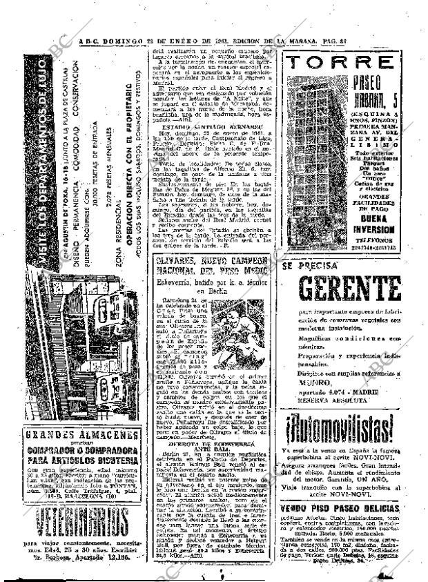 ABC MADRID 22-01-1961 página 86