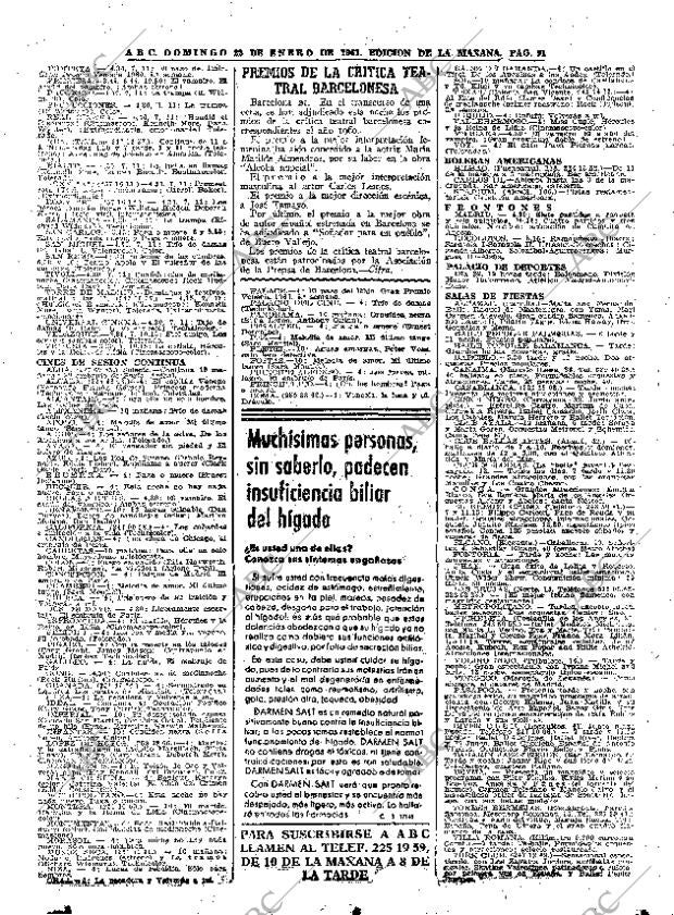 ABC MADRID 22-01-1961 página 91