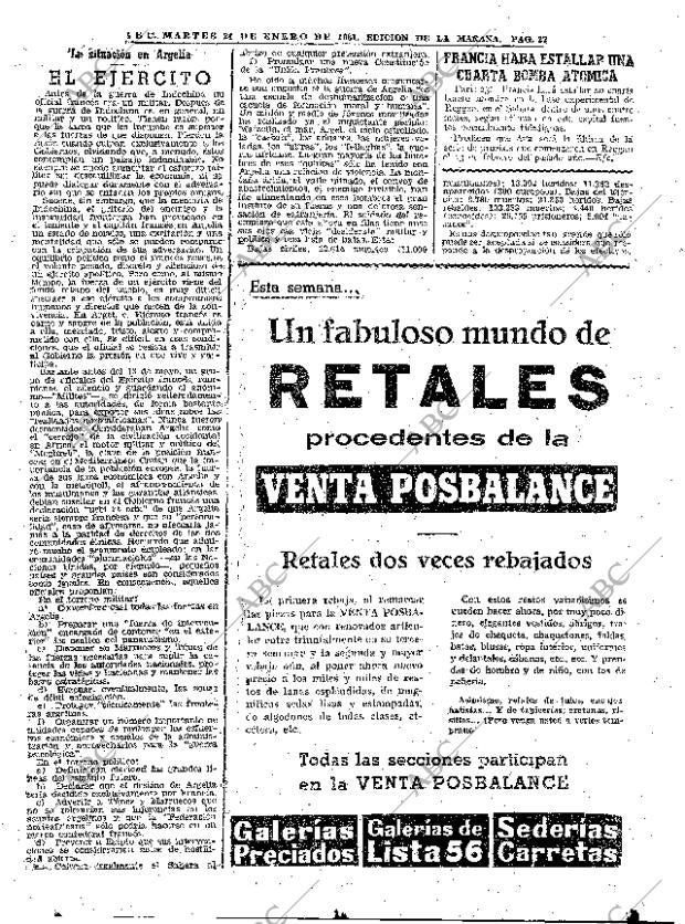 ABC MADRID 24-01-1961 página 27