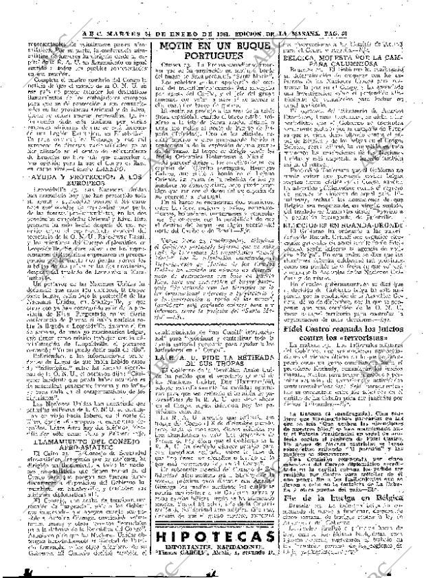 ABC MADRID 24-01-1961 página 30