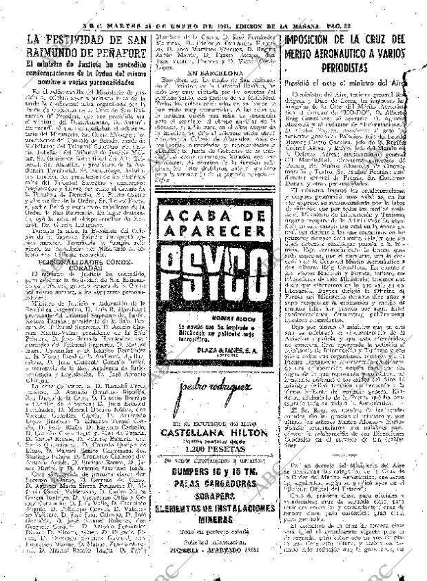 ABC MADRID 24-01-1961 página 33