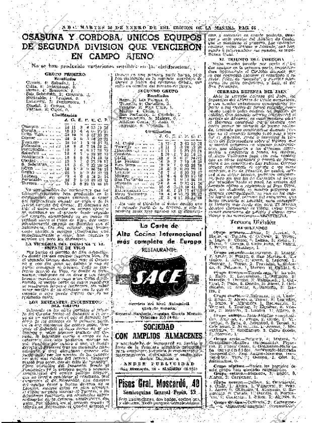ABC MADRID 24-01-1961 página 46