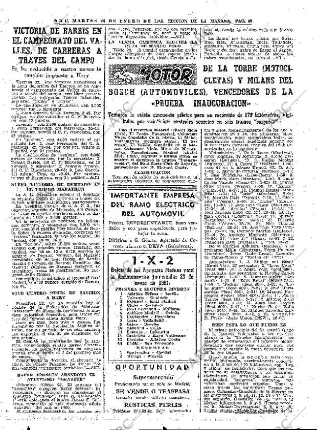 ABC MADRID 24-01-1961 página 49
