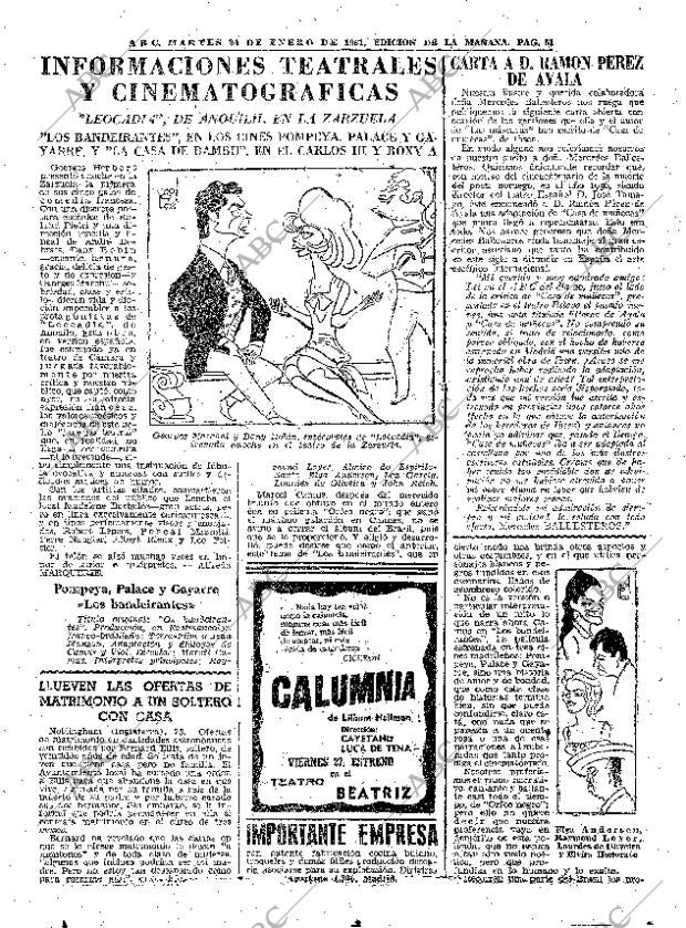 ABC MADRID 24-01-1961 página 51