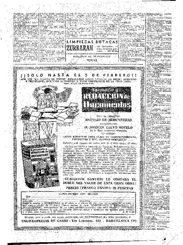 ABC MADRID 24-01-1961 página 62