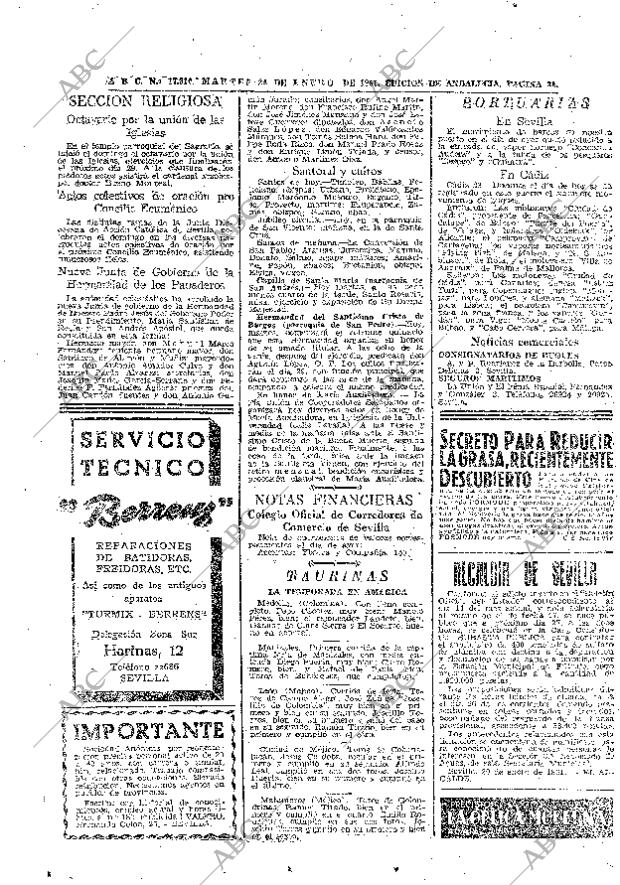 ABC SEVILLA 24-01-1961 página 32