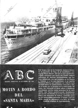 ABC MADRID 25-01-1961 página 1