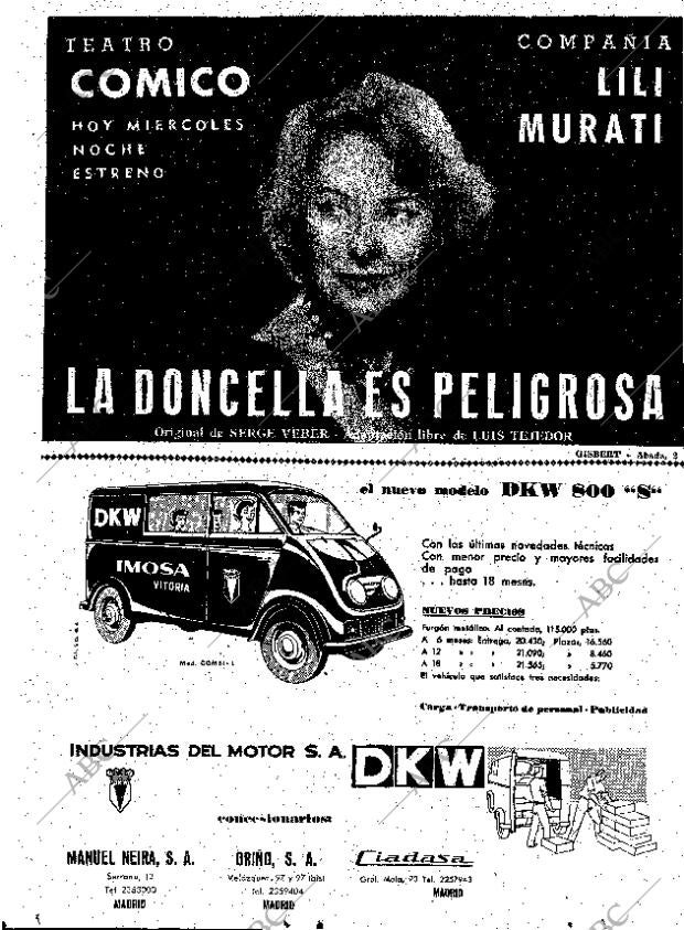 ABC MADRID 25-01-1961 página 10