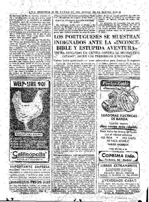 ABC MADRID 25-01-1961 página 24