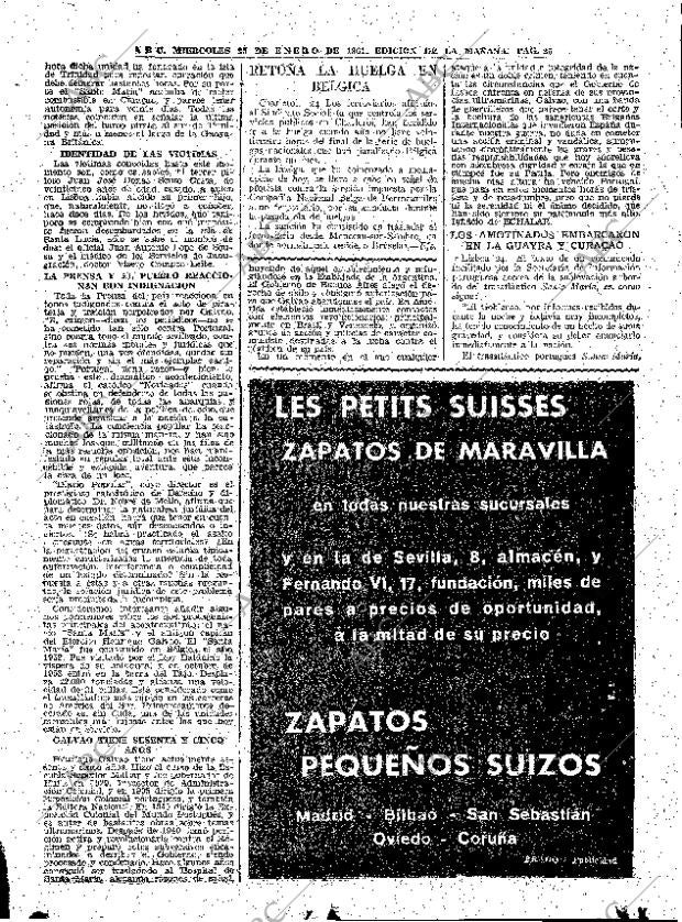 ABC MADRID 25-01-1961 página 25