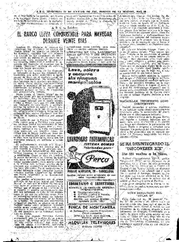 ABC MADRID 25-01-1961 página 28