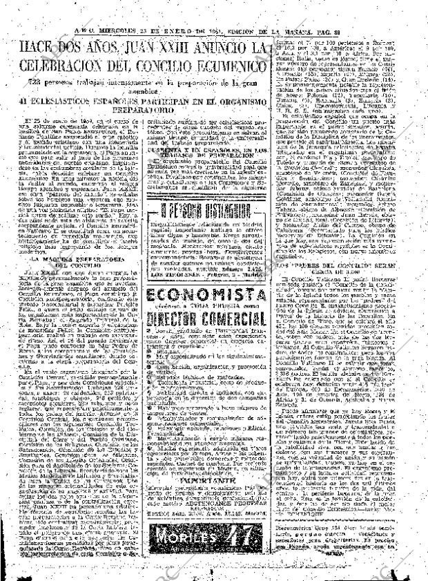 ABC MADRID 25-01-1961 página 39