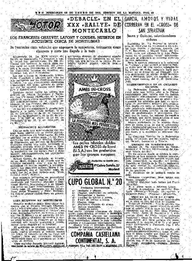 ABC MADRID 25-01-1961 página 49