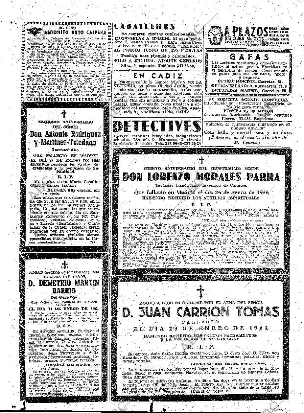ABC MADRID 25-01-1961 página 62