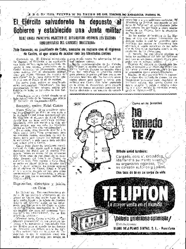 ABC SEVILLA 26-01-1961 página 21