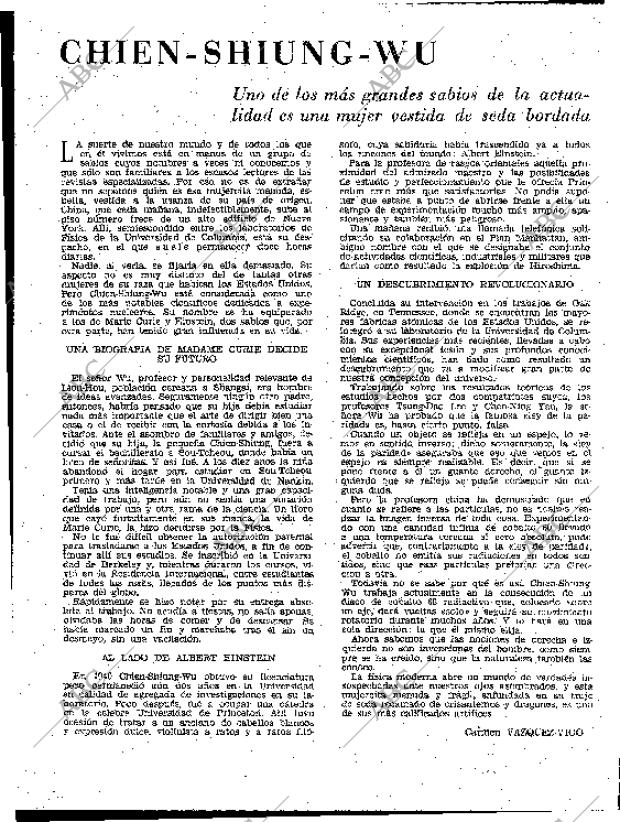 BLANCO Y NEGRO MADRID 28-01-1961 página 94