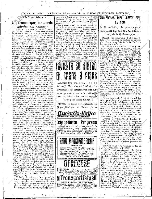 ABC SEVILLA 02-02-1961 página 10