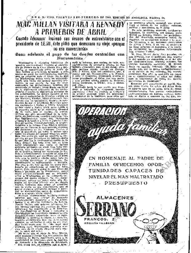 ABC SEVILLA 03-02-1961 página 19