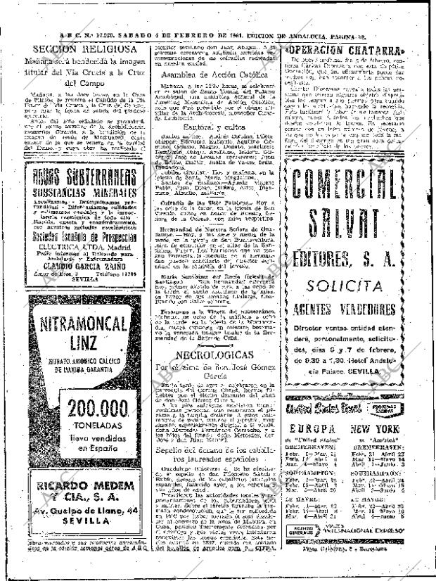 ABC SEVILLA 04-02-1961 página 18