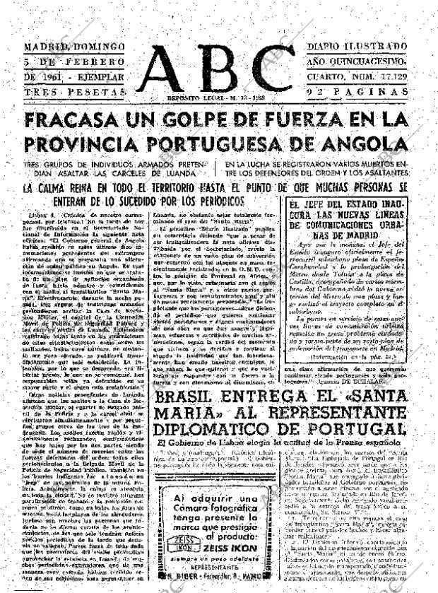 ABC MADRID 05-02-1961 página 47