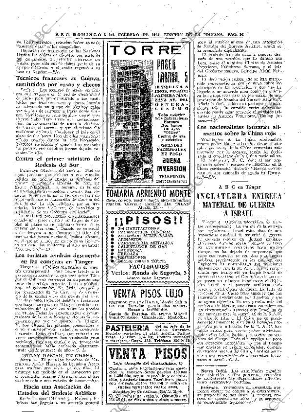 ABC MADRID 05-02-1961 página 54