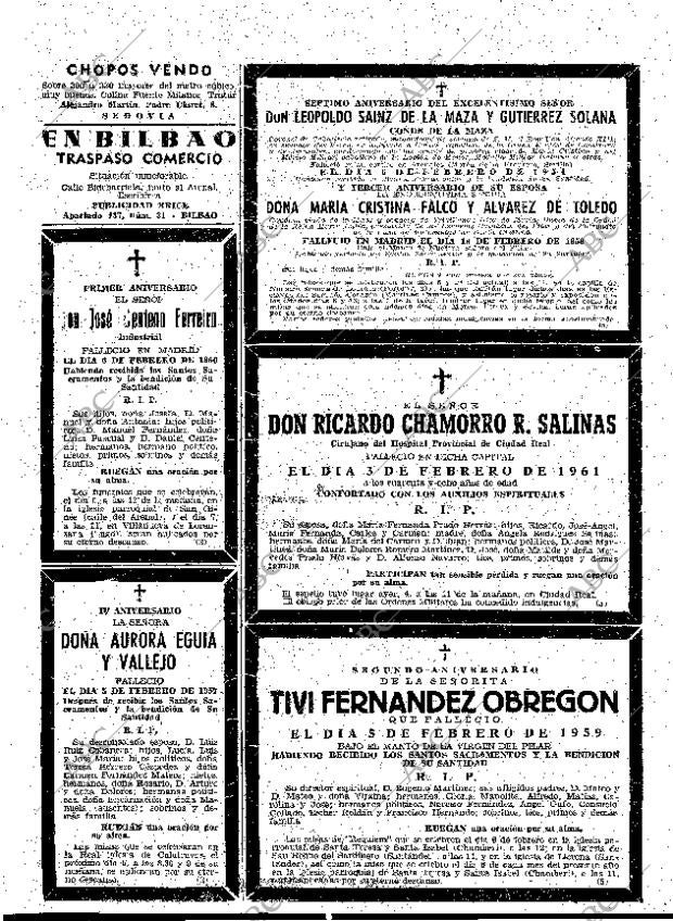 ABC MADRID 05-02-1961 página 88
