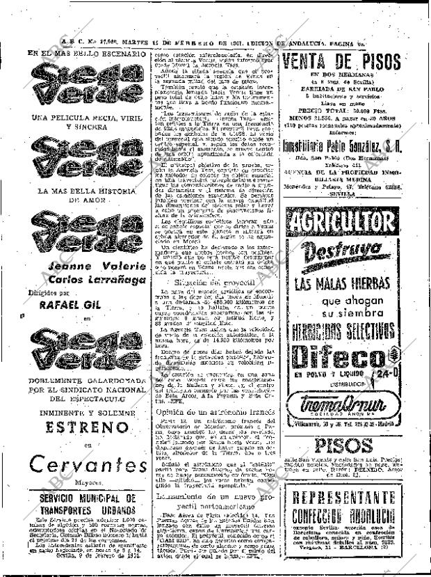 ABC SEVILLA 14-02-1961 página 20