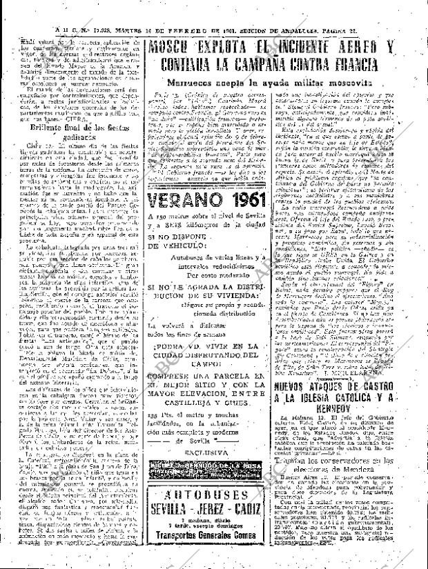 ABC SEVILLA 14-02-1961 página 27