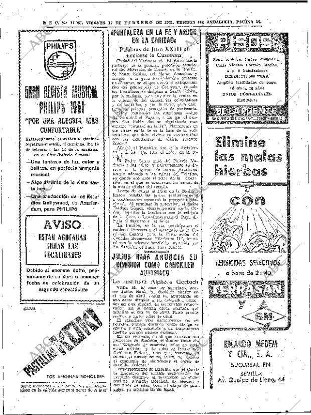 ABC SEVILLA 17-02-1961 página 24