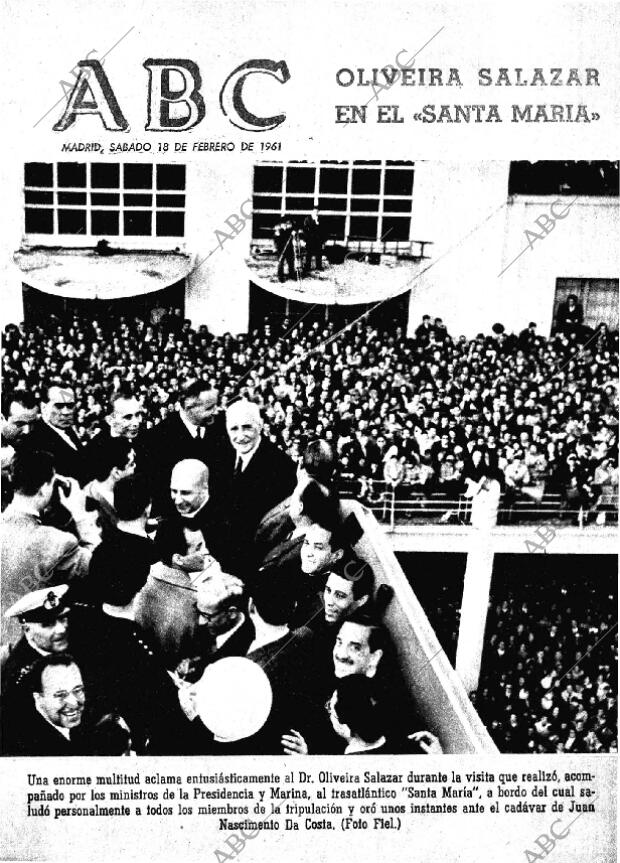 ABC MADRID 18-02-1961 página 1