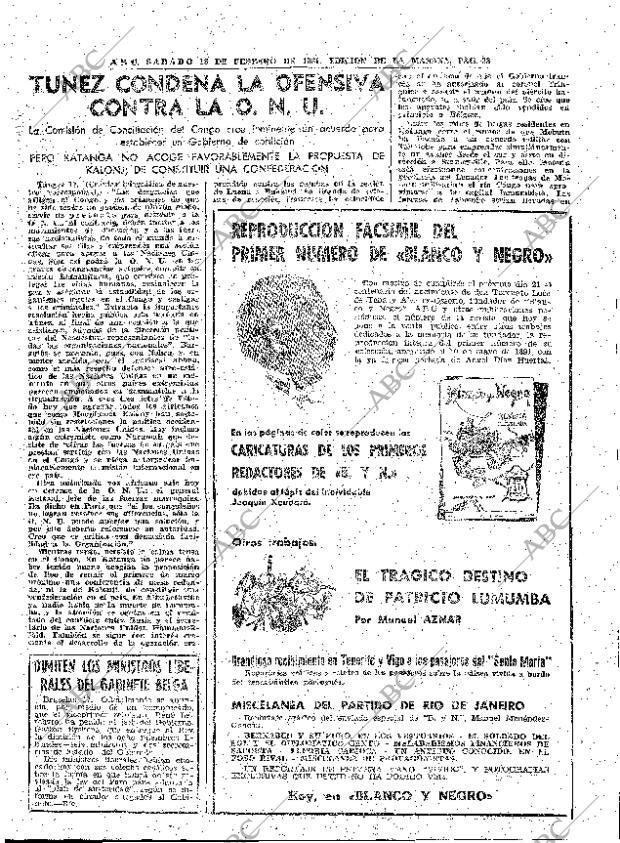 ABC MADRID 18-02-1961 página 33