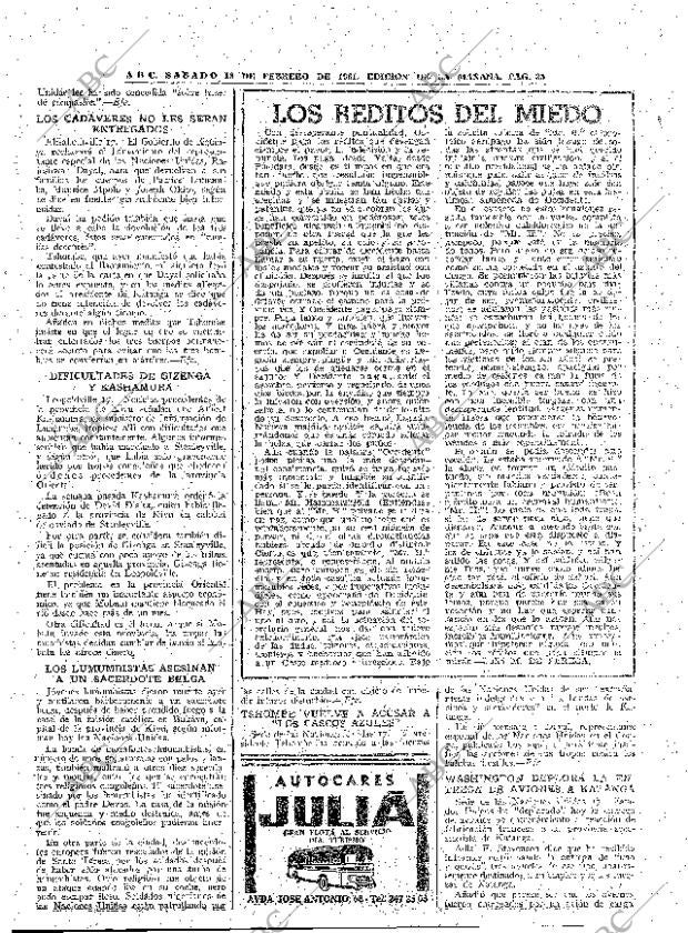 ABC MADRID 18-02-1961 página 35