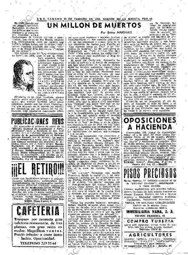 ABC MADRID 18-02-1961 página 46