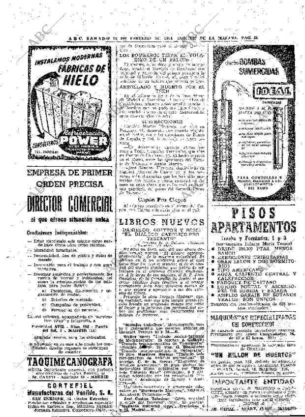 ABC MADRID 18-02-1961 página 58