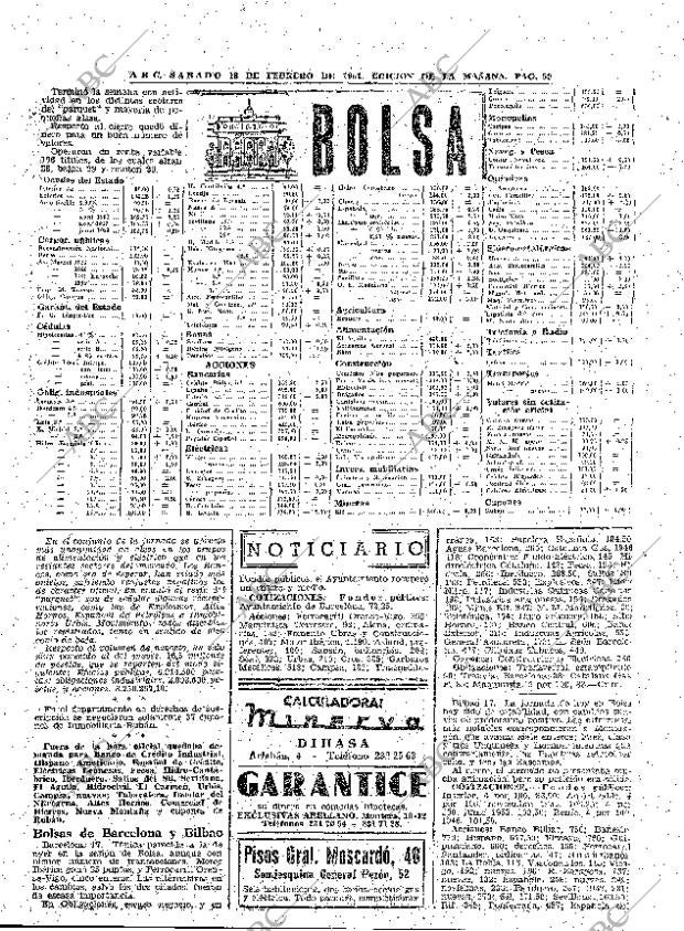 ABC MADRID 18-02-1961 página 59