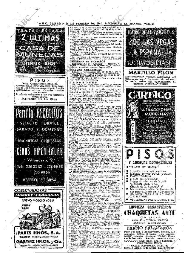 ABC MADRID 18-02-1961 página 68