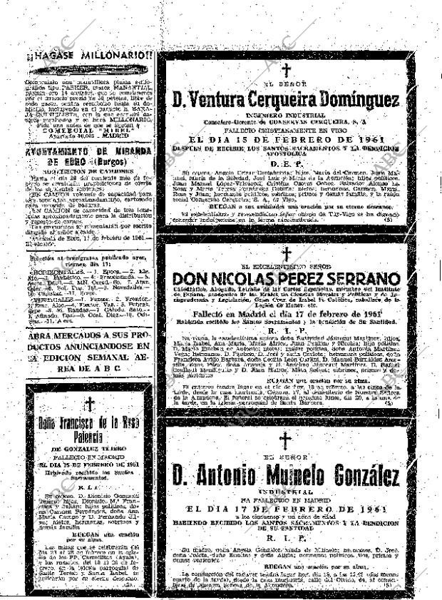 ABC MADRID 18-02-1961 página 77