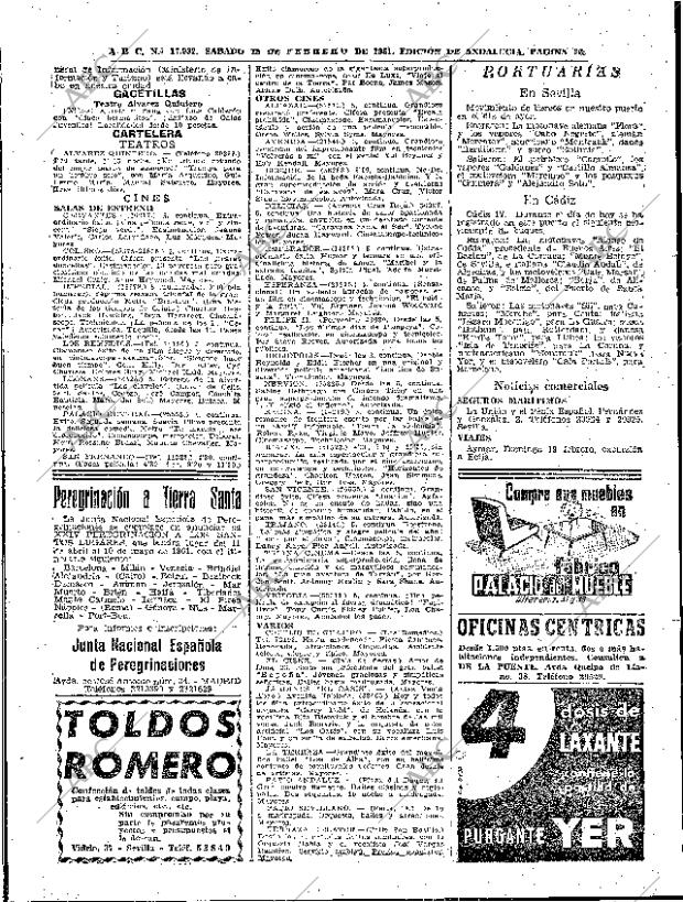 ABC SEVILLA 18-02-1961 página 36