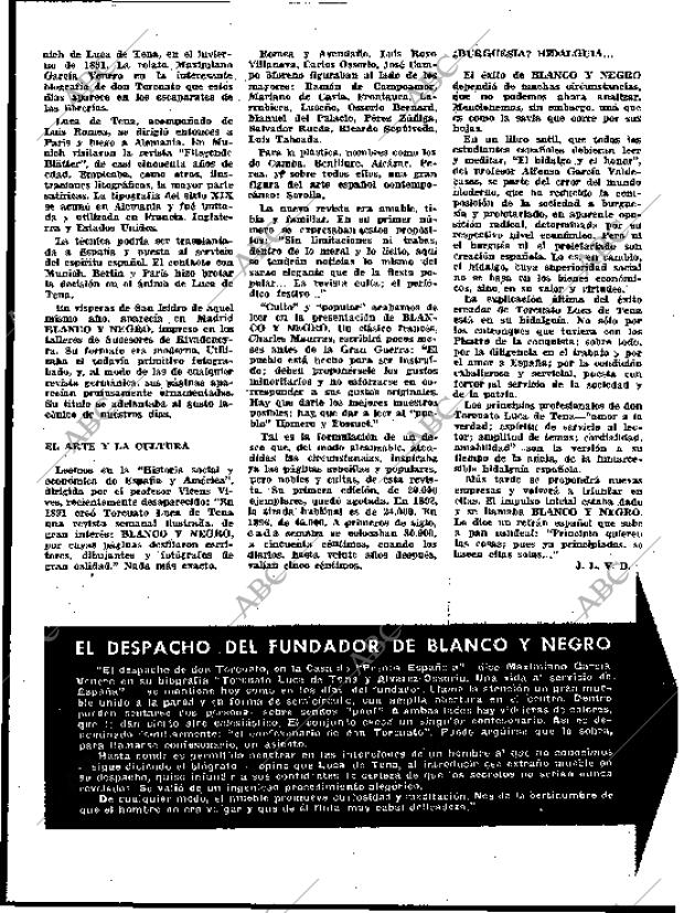 BLANCO Y NEGRO MADRID 18-02-1961 página 36