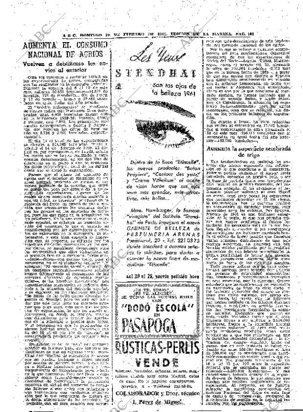 ABC MADRID 19-02-1961 página 100
