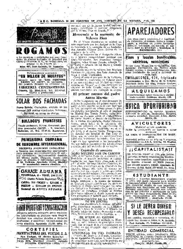 ABC MADRID 19-02-1961 página 102