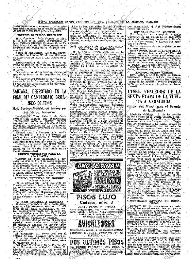 ABC MADRID 19-02-1961 página 106