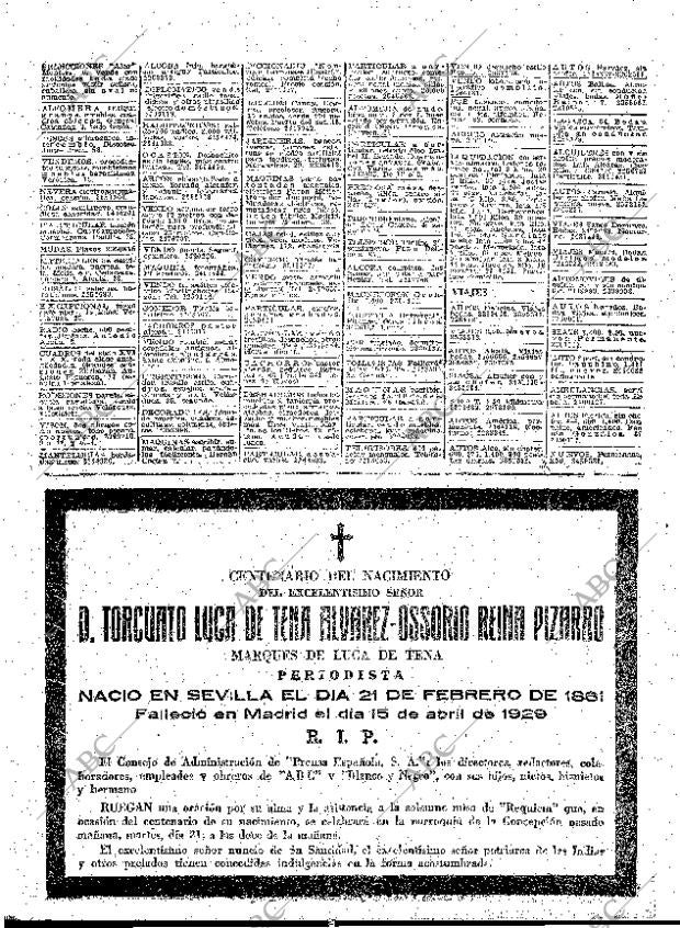 ABC MADRID 19-02-1961 página 119