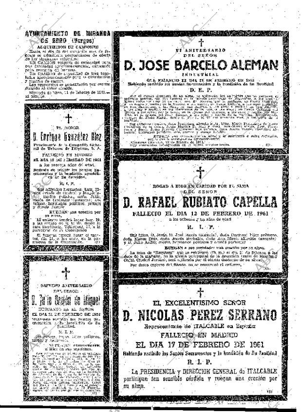ABC MADRID 19-02-1961 página 120
