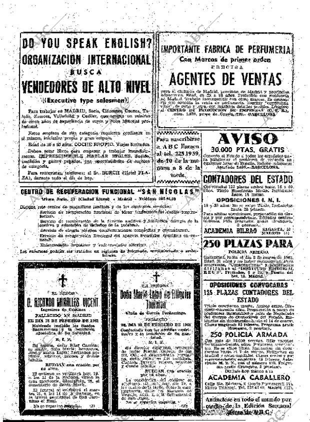 ABC MADRID 19-02-1961 página 121