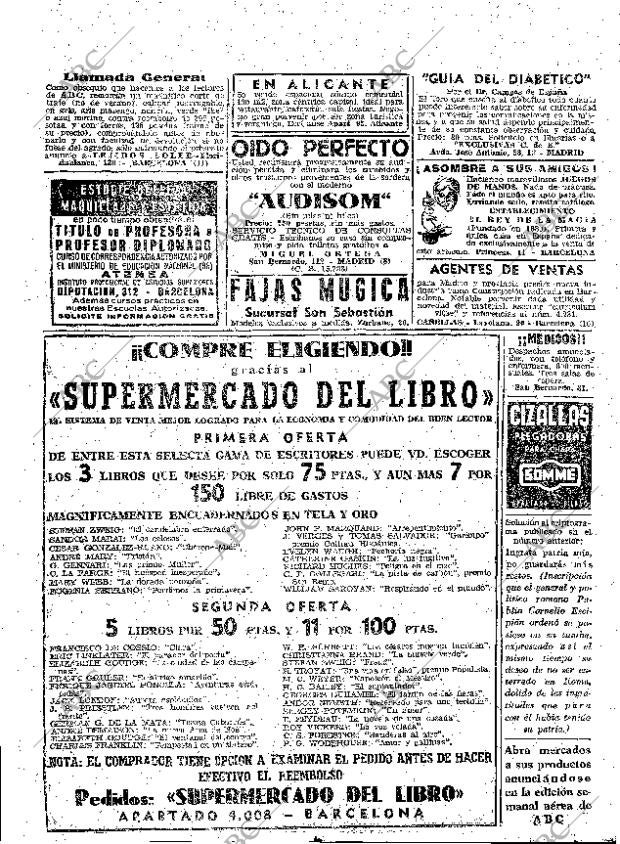 ABC MADRID 19-02-1961 página 122