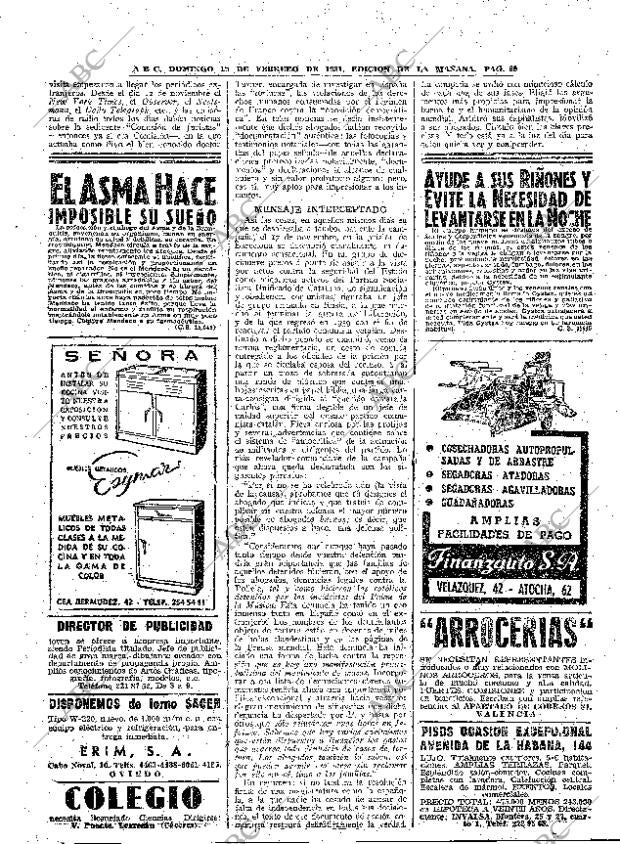 ABC MADRID 19-02-1961 página 90