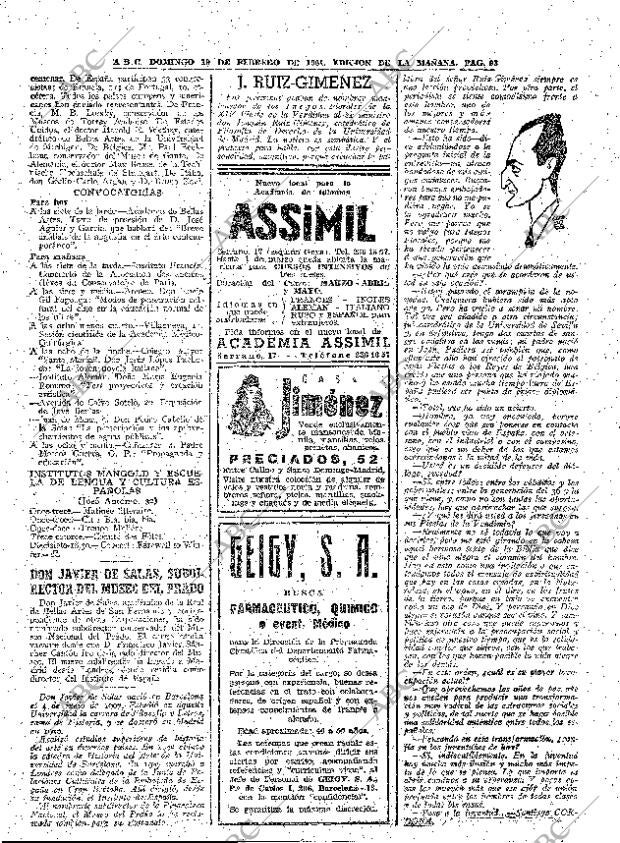 ABC MADRID 19-02-1961 página 93